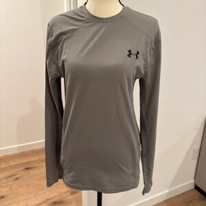 Under Armour Gray Long Sleeve Performance Shirt